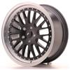 JAPAN RACING Un Cerchio in Lega Personalizzato Japan Racing JR10 18x8.5 ET40-45 Nero Opaco