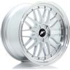 Jr Wheels Un cerchio JR Wheels JR23 19x9 ET20-40 5H CUSTOM Argento iper w/ Labbro lavorato
