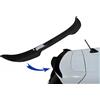 KITT Spoiler Tappo tetto per Ford Fiesta Mk8 ST ST-Line 2017-2021 Nero