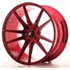 JAPAN RACING Un Cerchio in Lega Personalizzato Japan Racing JR21 20x10 ET20-40 5H Rosso