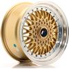 Jr Wheels Un cerchio JR JR9 16x8 ET25 4x100/108 Oro con bordo lavorato