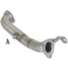 Ragazzon DOWNPIPE tubo di scarico libero Gr. N Audi A6 (typ 4F)(3420)