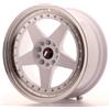 JAPAN RACING Un Cerchio in Lega Personalizzato Japan JR6 18x8.5 ET22 5x114.3/120 Bianco