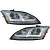 KITT Lightning Fari Xenon DRL LED per Audi TT 8J 2006-2010 Segnale Dinamico Cromo Luci Diurna