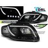 Tuning-Tec Faro tubolare DRL nero compatibile con Audi A4 B7 11.04-03.08 - LPAUB5