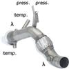 Ragazzon DOWNPIPE tubo di scarico libero e filtro BMW Serie5 F10-F11 2010>>2017(3393)