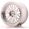 JAPAN RACING Un Cerchio in Lega Japan Racing JR10 17x9 ET25 4x100/108 Argento Lavorato