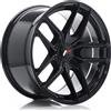 Jr Wheels Un cerchio JR Wheels JR25 18x9,5 ET20-40 5H PERSONALIZZATO Nero lucido