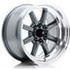 Jr Wheels Un cerchio JR Wheels JR19 15x8 ET0 4x100/114 Gun Metal con bordo