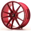 JAPAN RACING Un Cerchio in Lega Personalizzato Japan Racing JR21 19x8.5 ET20-40 5H Rosso