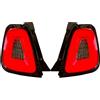 Diederichs Coppia Fari Fanali posteriori fibra full led adatti fiat 500 da 2016 a 2025 tuni