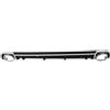 KITT Diffusore paraurti posteriore per Audi A4 B9 8W 16-18 Scarico terminali