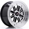 Jr Wheels Un cerchio JR Wheels JR31 15x7.5 ET20 4H PERSONALIZZATO Nero lucido con