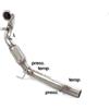 Ragazzon DOWNPIPE tubo di scarico libero Gr.N inox Volkswagen Golf Mk7.5 (typ(5073)