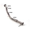 Ragazzon DOWNPIPE tubo di scarico libero e filtro Ford Ranger 2015>>
