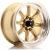 Jr Wheels Un cerchio JR JR19 15x8 ET0 4x100/114 Oro con bordo lavorato