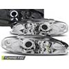 Tuning Tec Coppia Set Kit Fari Fanali Anteriori Tuning ECLIPSE 97-12.98 ANGEL EYES Cromato
