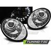 Tuning Tec Coppia Fari Fanali Anteriori Tuning NEW BEETLE 06-12 LED e Alogeno H7 CROMATI