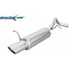 INOXCAR POLO type 9N 1.4 85cv-100cv 2001-2008 Posteriore uscita singola ovale 120x80mm