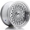 Jr Wheels Un cerchio JR JR9 16x9 ET20 4x100/108 Argento con bordo lavorato e
