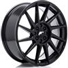 Jr Wheels Un cerchio JR Wheels JR22 17x7 ET40 4x100/114 Nero lucido