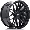 Jr Wheels Un cerchio JR JR28 18x9,5 ET20-40 5H PERSONALIZZATO Nero lucido