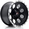 Jr Wheels Cerchi JR Wheels JRX4 16x9 ET0 5x127 Nero opaco con bordo lavorato