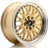 Jr Wheels Un cerchio JR JR10 15x7 ET30 4x100/108 Oro con bordo lavorato