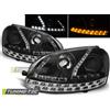 Tuning-Tec Fari anteriori diurni neri per VW Golf 5 03-08 - LPVWF9