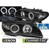 Tuning Tec Coppia Fari Fanali Tuning E46 04.03-06 COUPE CABRIO ANGEL EYES XENON D2S Nero