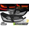 Tuning-Tec Fanali posteriori a LED neri per Ford Fiesta MK8 17-21 hatchback - LDFO75