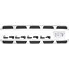 Diederichs Set coppia pedane pradellini gradini adatti Audi Q5 8R dal 2017 al 2020 kit incl