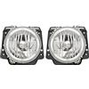 Diederichs Set fari di design GOLF, ANGEL EYES 83-91 H4 VETRO TRASPARENTE CROMATO