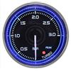 Depo Racing Manometro Strumento 60mm DEPO Pressione Turbo 0+3 BAR Picco Allarme