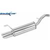 INOXCAR Posteriore con uscita singola ovale 120x80 mm STILO 1.8 16V 133CV 2001-20