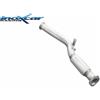 INOXCAR DOWNPIPE tubo di scarico libero 2 CAT - con flessibile CLIO 4 RS 200 EDC 1.6