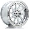 Jr Wheels Un cerchio JR Wheels JR26 16x8 ET25 4x100/108 Argento lavorato Face
