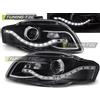 Tuning-Tec coppia Fanali Fari anterior daylinei diurni neri per Audi A4 B7 11.2004-03.2008