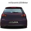 JOM Coppia Fari Fanali TUNING posteriori LED GOLF V 5 1k neri Black FRECCIA DINAMICA