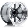 Jr Wheels Un cerchio JR Wheels JR19 14x9 ET-25 4x100/114 Gun Metal con bordo