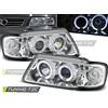 Tuning-Tec Fari anteriori Angel Eyes cromati per Audi A3 8L 08.96-08.00 -LPAU06