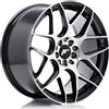 Jr Wheels Un cerchio JR Wheels JR18 17x8 ET35 5x100/114 Nero Lavorato a Macchina