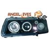 Diederichs Coppia Fari Fanali Anteriori Tuning A3 96-00 nero con anelli ANGEL EYES