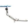 InoxCar Volkswagen GOLF 7.5 2.0 GTI (245CV) 2017-- DOWNPIPE tubo di scarico libero