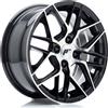 Jr Wheels Un cerchio JR Wheels JR28 15x7 ET25 4x100 Nero Lucido Superficie
