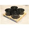 Jr Wheels Set di JR28 20x8,5 ET35 + 20x10 ET40 5x114,3 Nero lucido