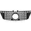 KITT Griglia per Mercedes ML W164 Facelift 07.08-11 GTR Panamericana Look Nero Cromo