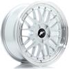 Jr Wheels Un cerchio JR JR23 17x8 ET20-45 5H CUSTOM Hyper Silver con bordo lavorato