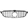 KITT Specials Griglia per Mercedes C W205 S205 C205 14-18 GT-R Panamericana Look nero cromato