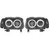 Diederichs Set fari di design POLO, ANGEL EYES 99-01 VETRO TRASPARENTE/INDICATORE NERO